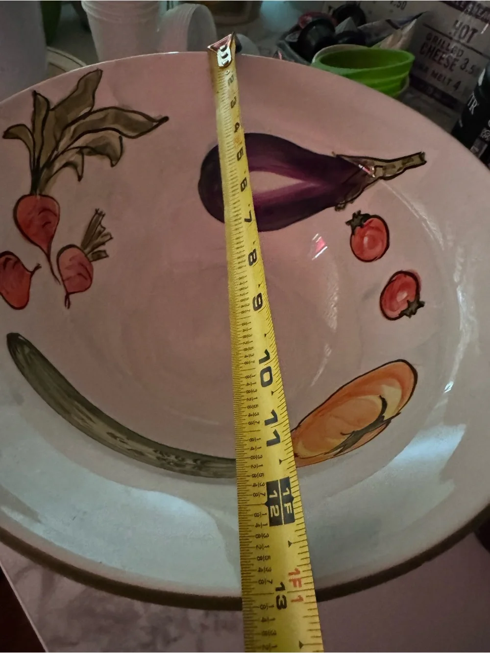Made in Italy pasta bowl  Multicolor Produce Art
